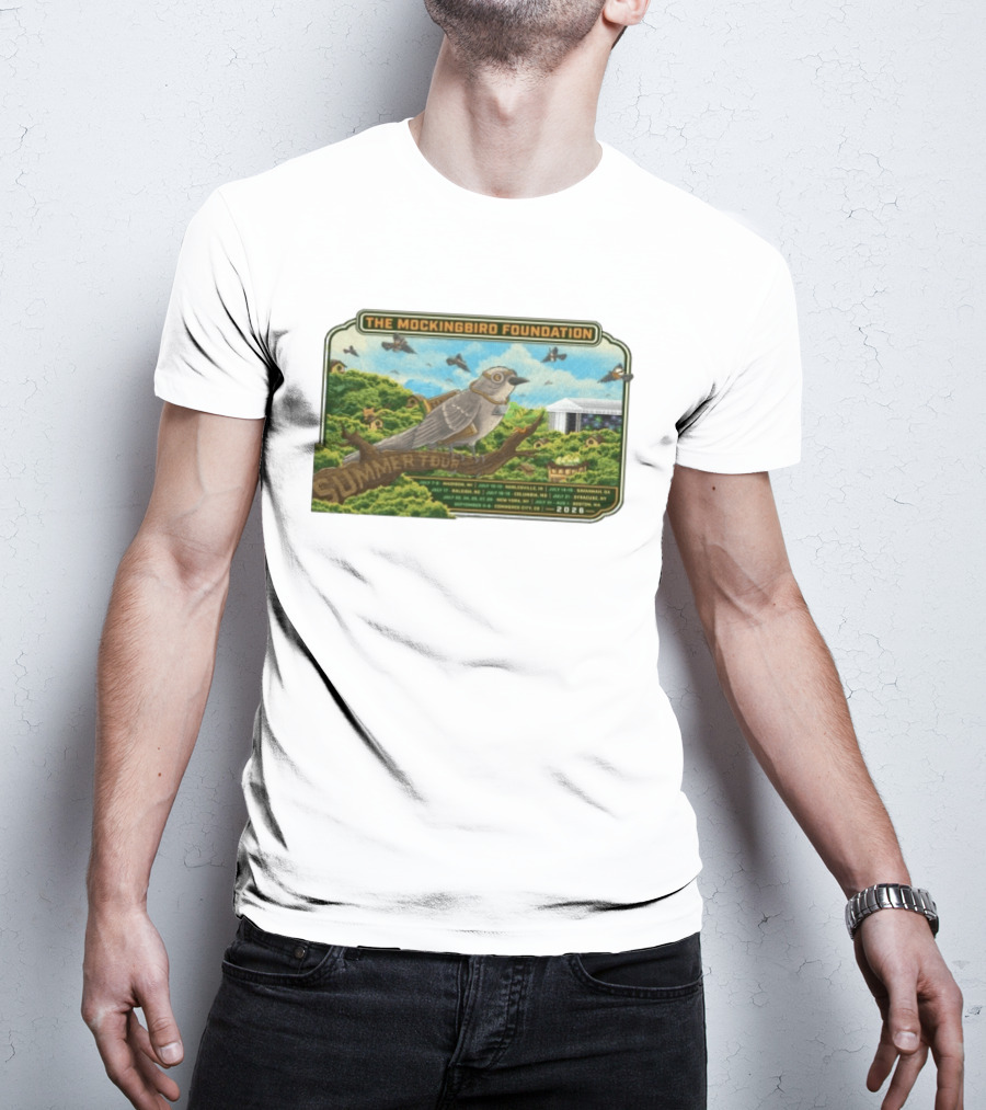 The Mockingbird Foundation Summer Tour 2026 Madison Noblesville Alpharetta Portland George Syracuse Boston T-Shirt