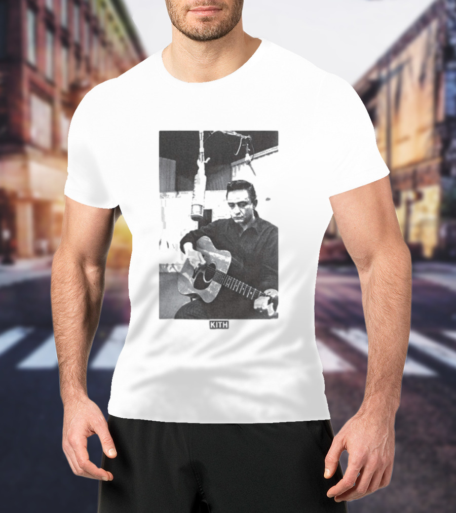 Kith Records Johnny Cash Folsom Prison Retro Music T-Shirt