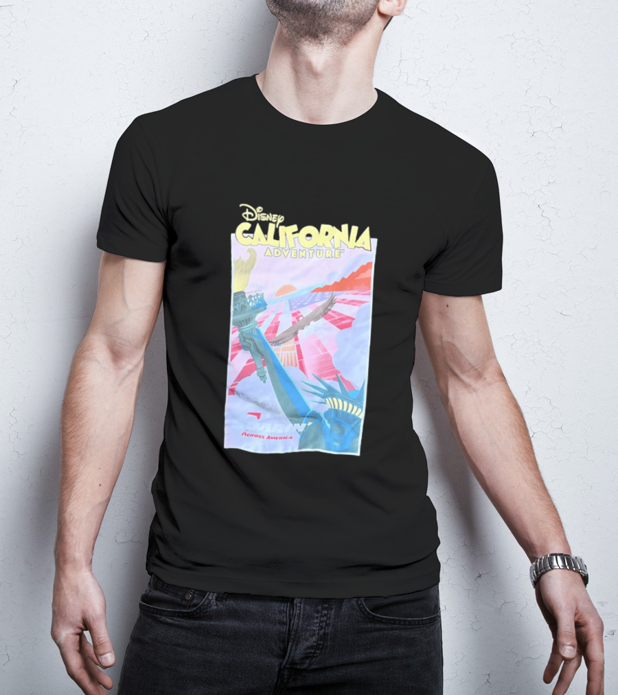 Disney California Adventure Park Soarin' Across America Liberty Eagle T-Shirt