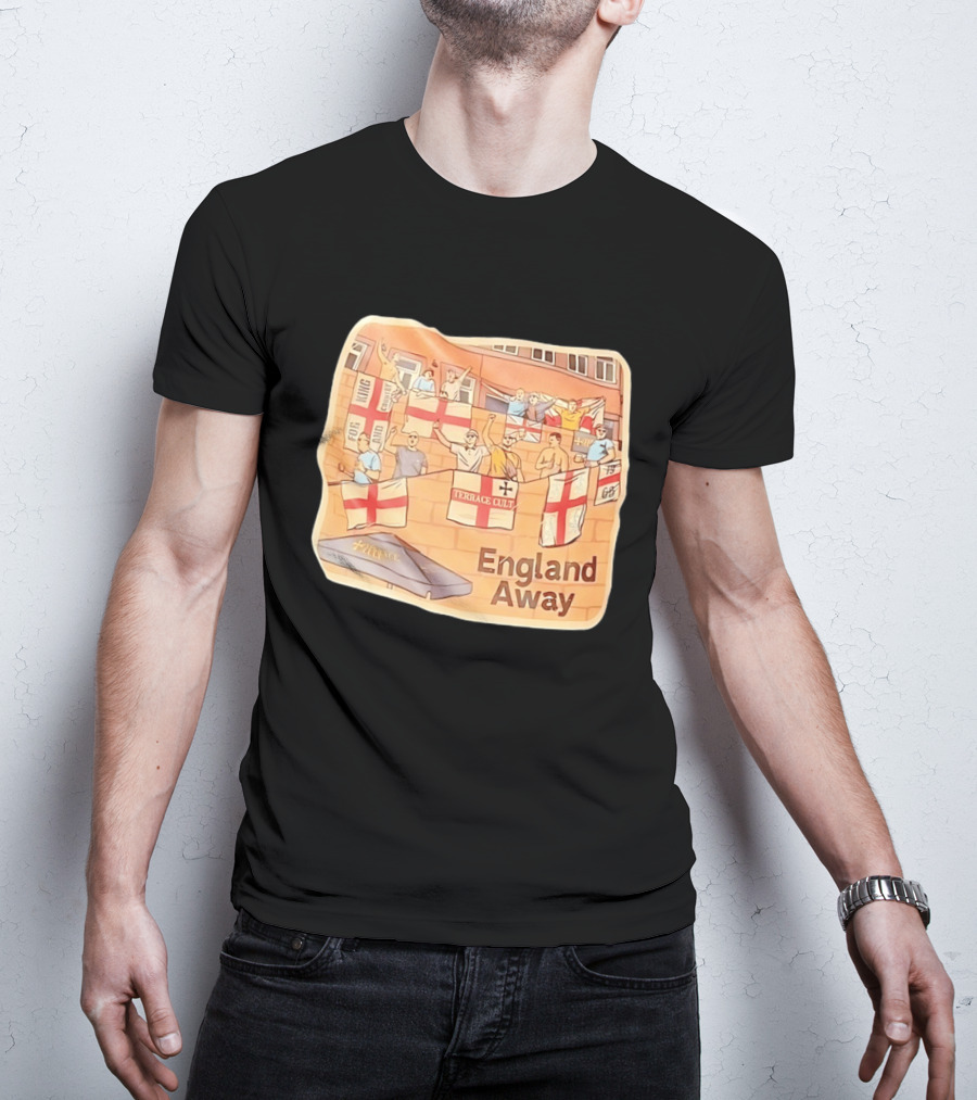 England Away Terrace Cult For King And Country Flag T-Shirt