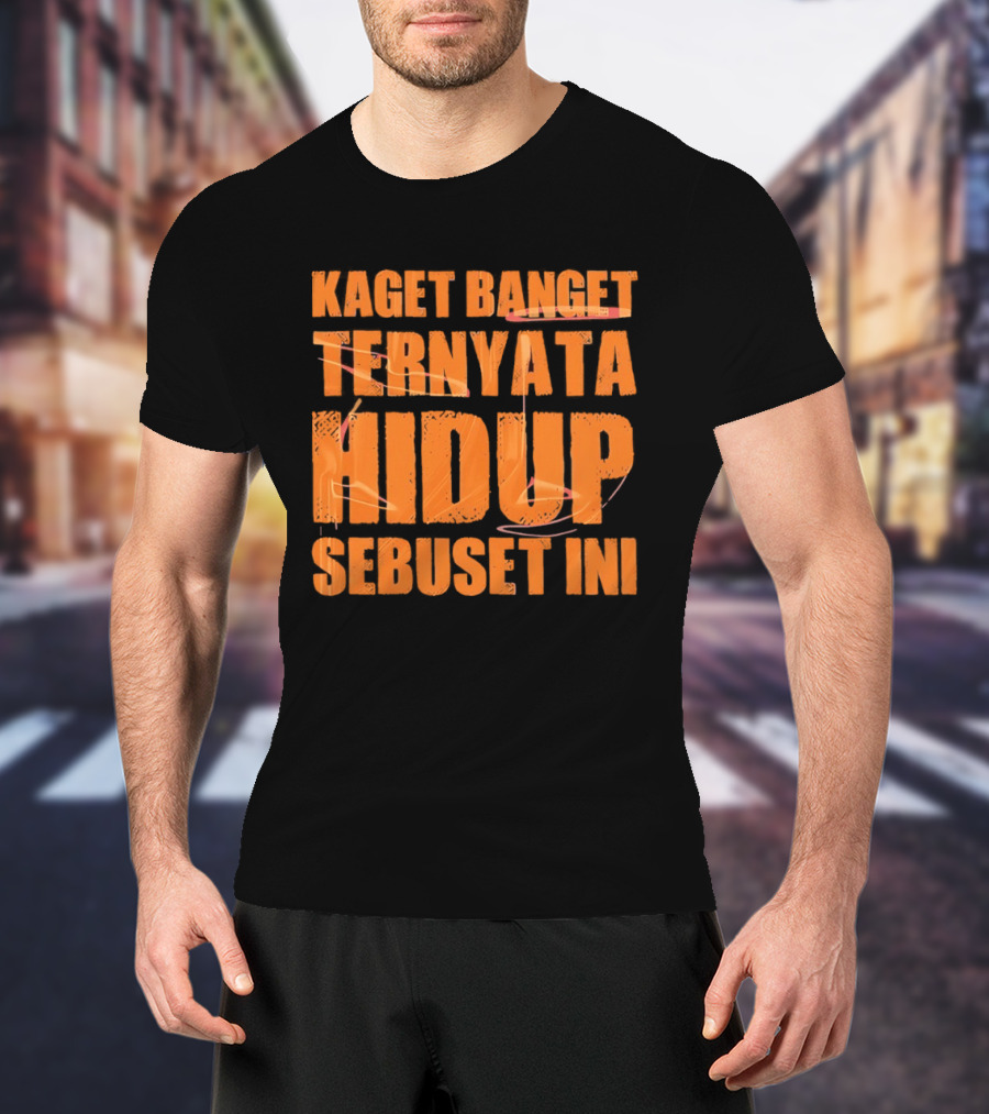 Kaget Banget Ternyata Hidup Sebuset Ini Bold Orange T-Shirt