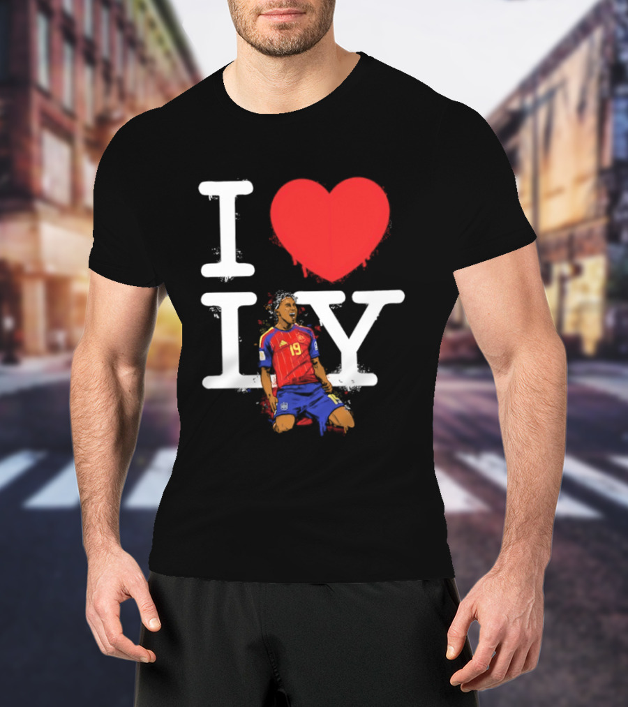 I Love Lamine Yamal Spain National Football Team 19 T-Shirt