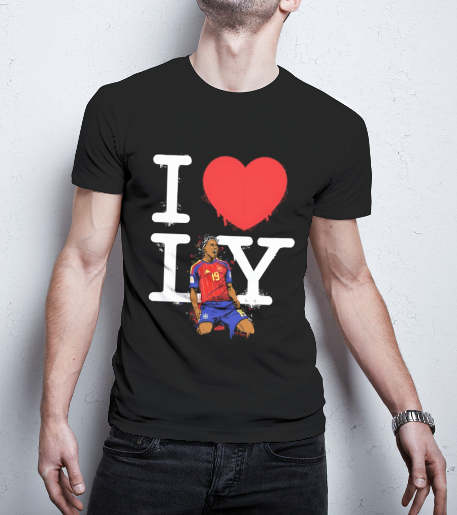 I Love Lamine Yamal Spain National Football Team 19 T-Shirt
