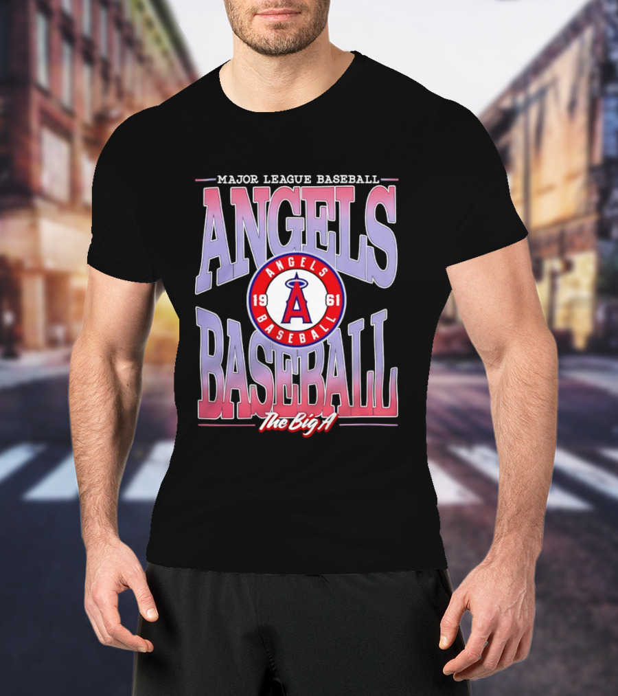 Los Angeles Angels Baseball The Big A 1961 Major League Angels T-Shirt