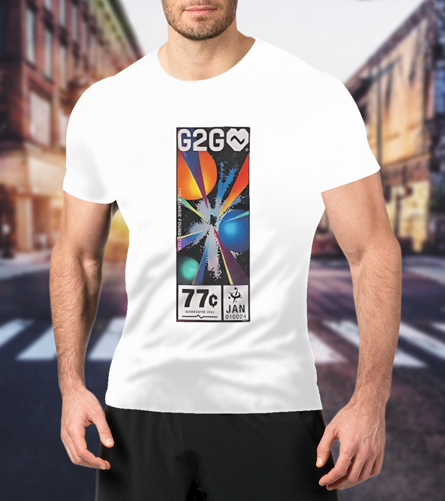 G2G The Bungie Foundation Cosmic Planets Game2Give 2024 Jan 77c 010024 T-Shirt