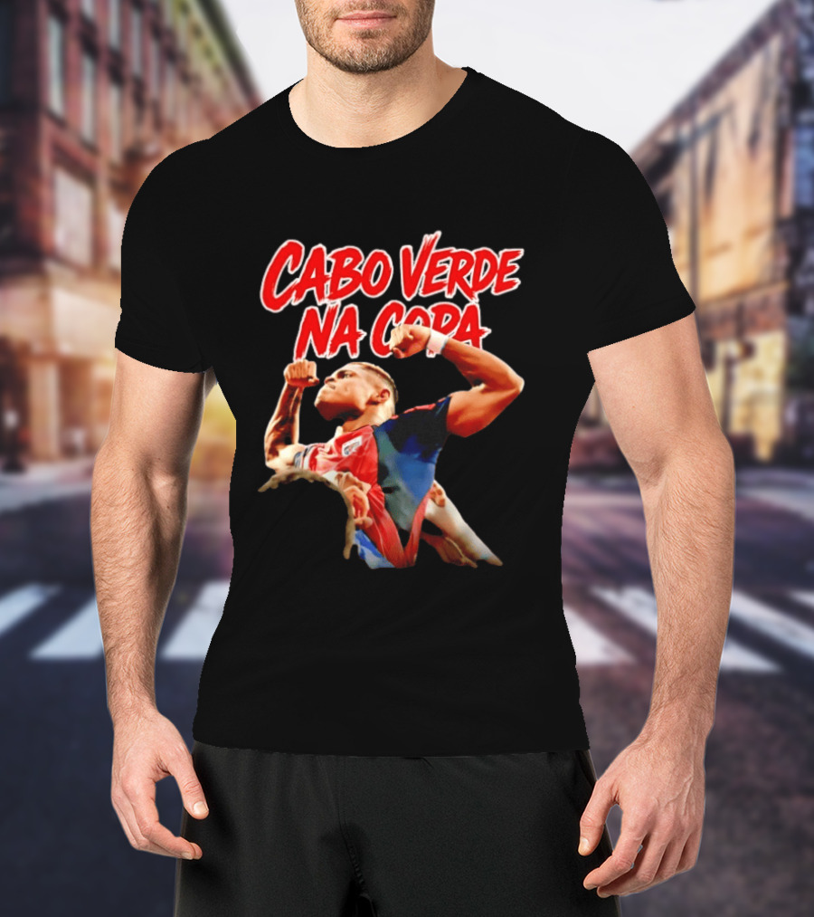 Cabo Verde Na Copa Cape Verde National Football Team Fan Pride Hélio Varela T-Shirt