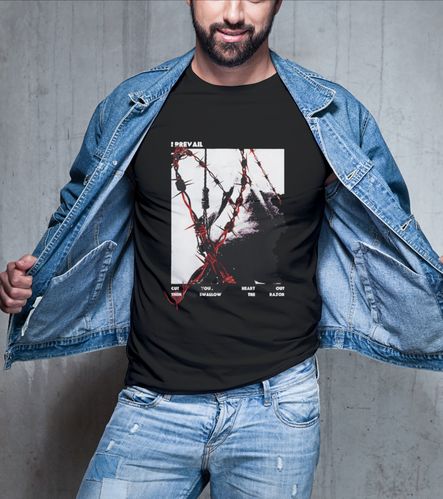 I Prevail Cut Your Heart Out Swallow The Razor Barbed Wire T-Shirt