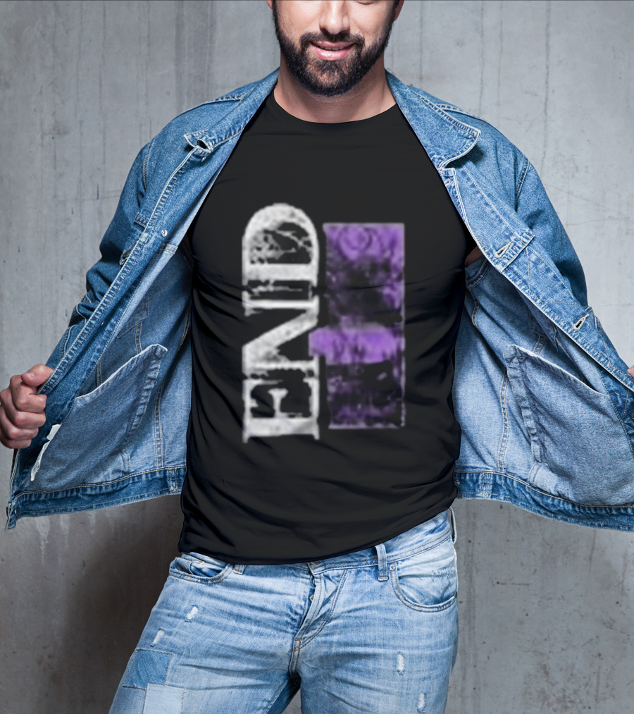 Closed Casket Activities End Victim Purple Black T-Shirt