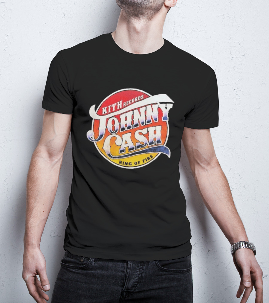 Kith Records Johnny Cash Ring Of Fire T-Shirt