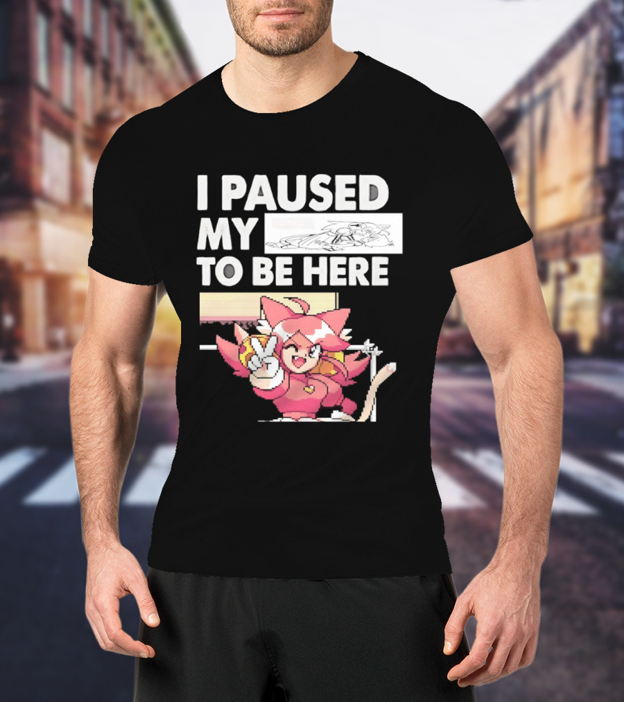 I Paused My Game To Be Here Mad Mew Mew Undertale Anime Girls T-Shirt