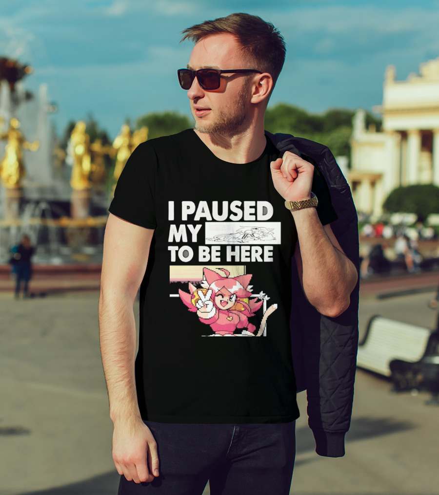 I Paused My Game To Be Here Mad Mew Mew Undertale Anime Girls T-Shirt