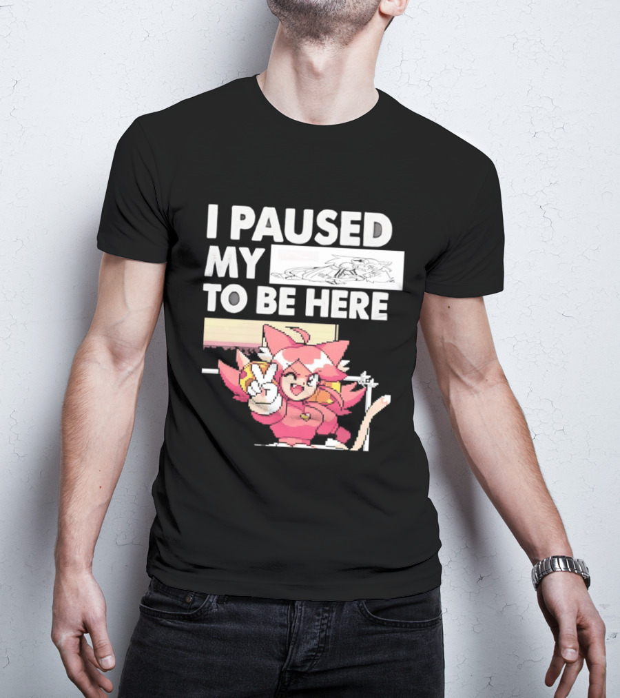 I Paused My Game To Be Here Mad Mew Mew Undertale Anime Girls T-Shirt