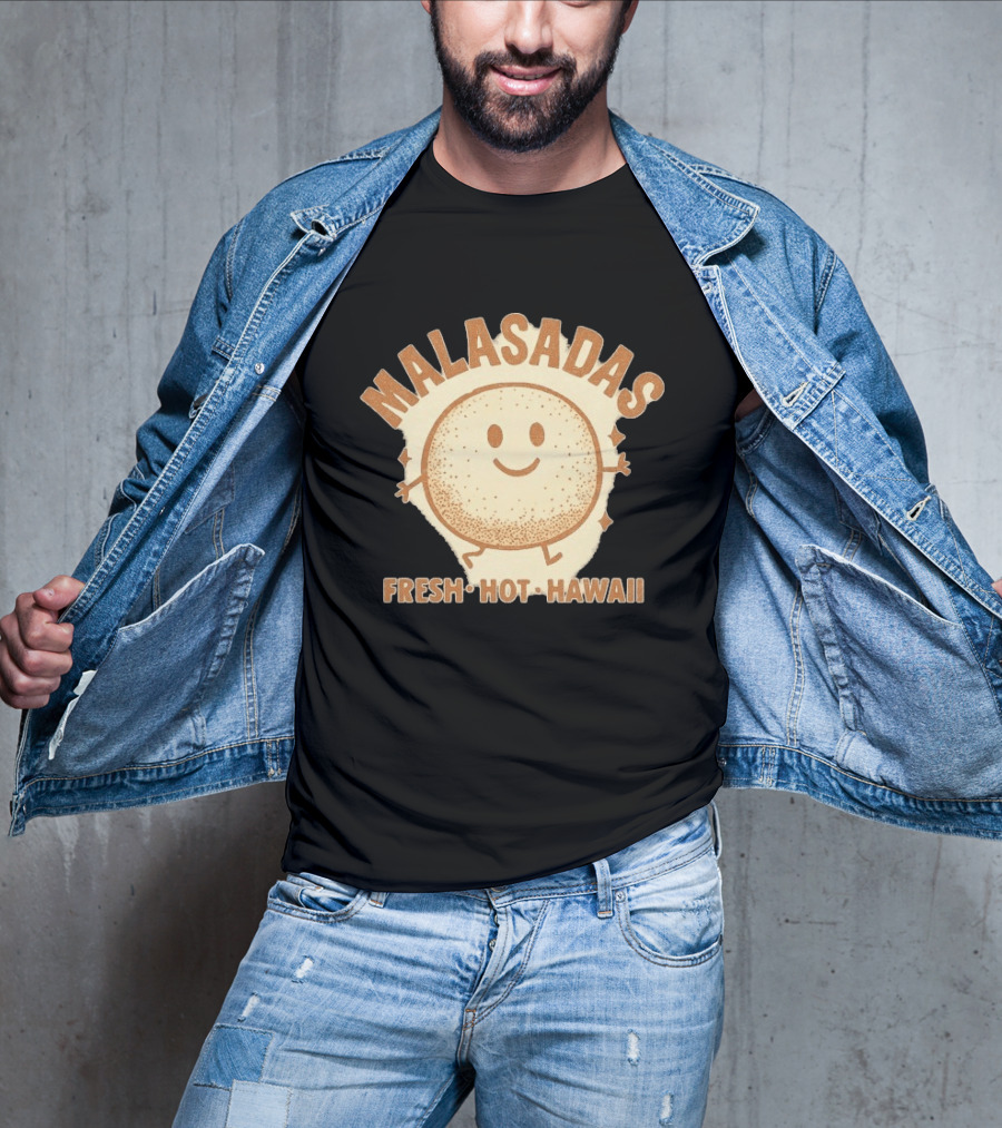 Malasadas Fresh Hot Hawaii Smiling Pastry T-Shirt