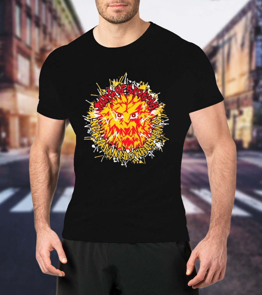 NJPW Lion Mark King Of Sports Hakaima Ga Ore No Jinganaki T-Shirt