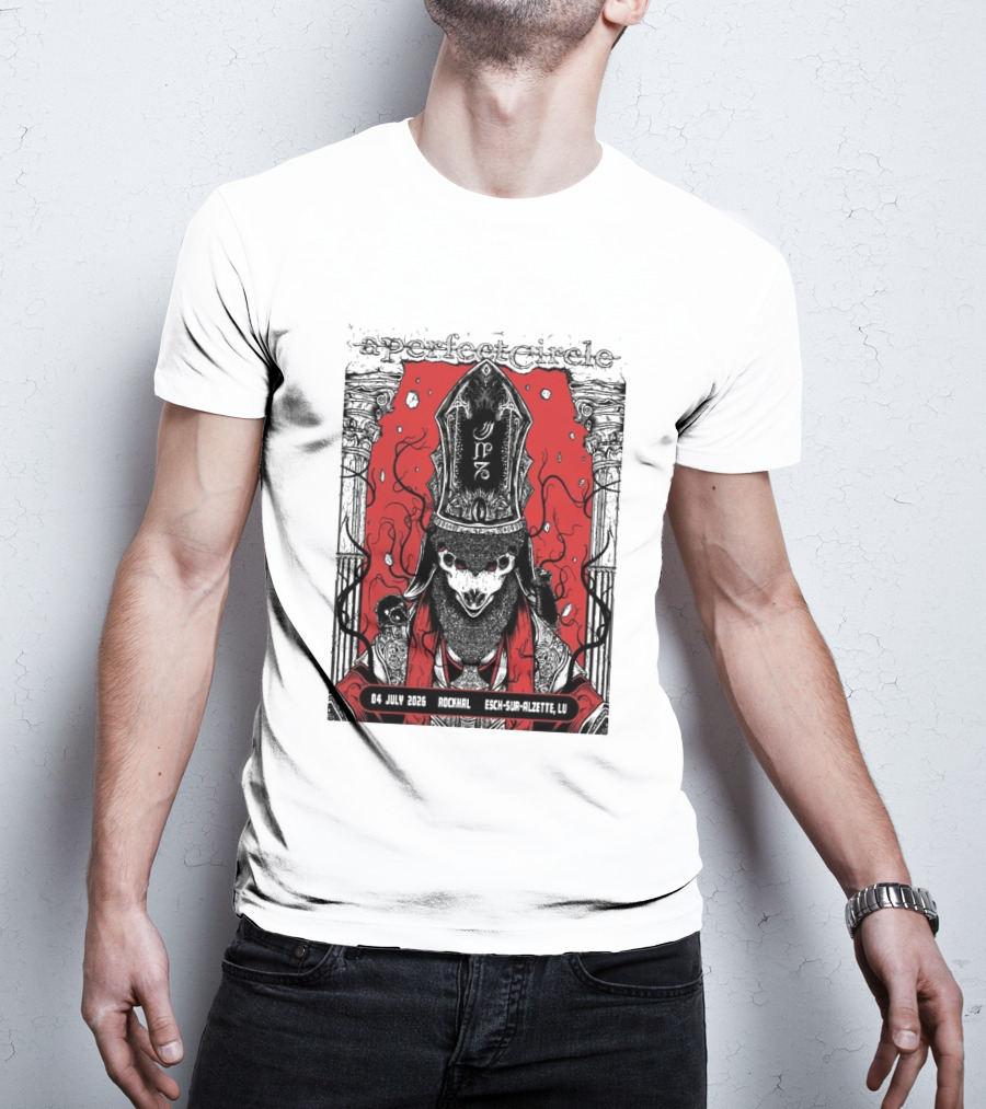 A Perfect Circle Esch Sur Alzette Rockhal 4 July 2025 Event T-Shirt
