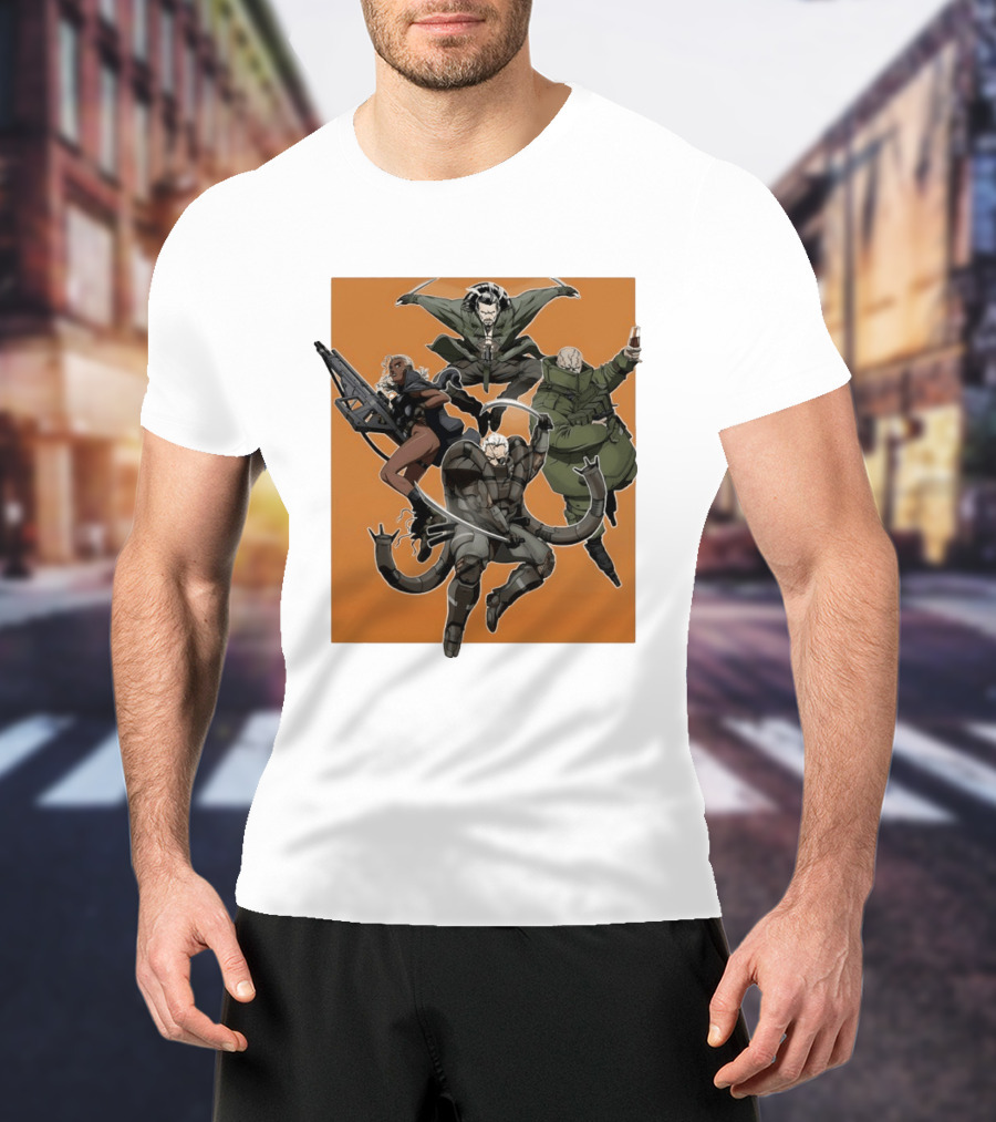 Metal Solid Hideo Kojima Characters T-Shirt