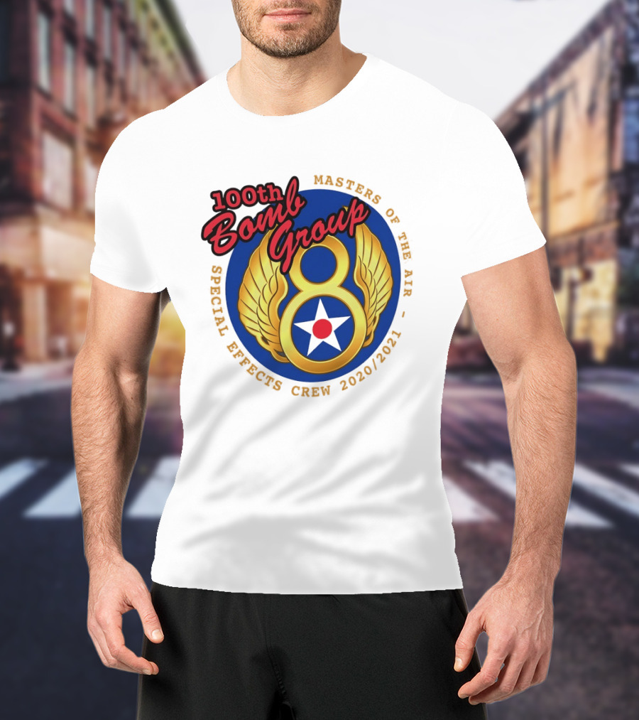 100th Bomb Group Masters Of The Air Eighth Air Force Special Effects Crew 2020 2021 T-Shirt