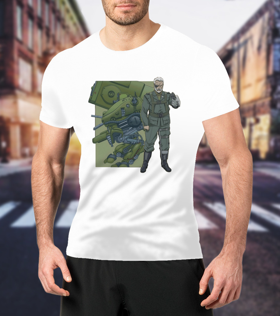 Big Boss Metal Gear Solid Character And Mech T-Shirt