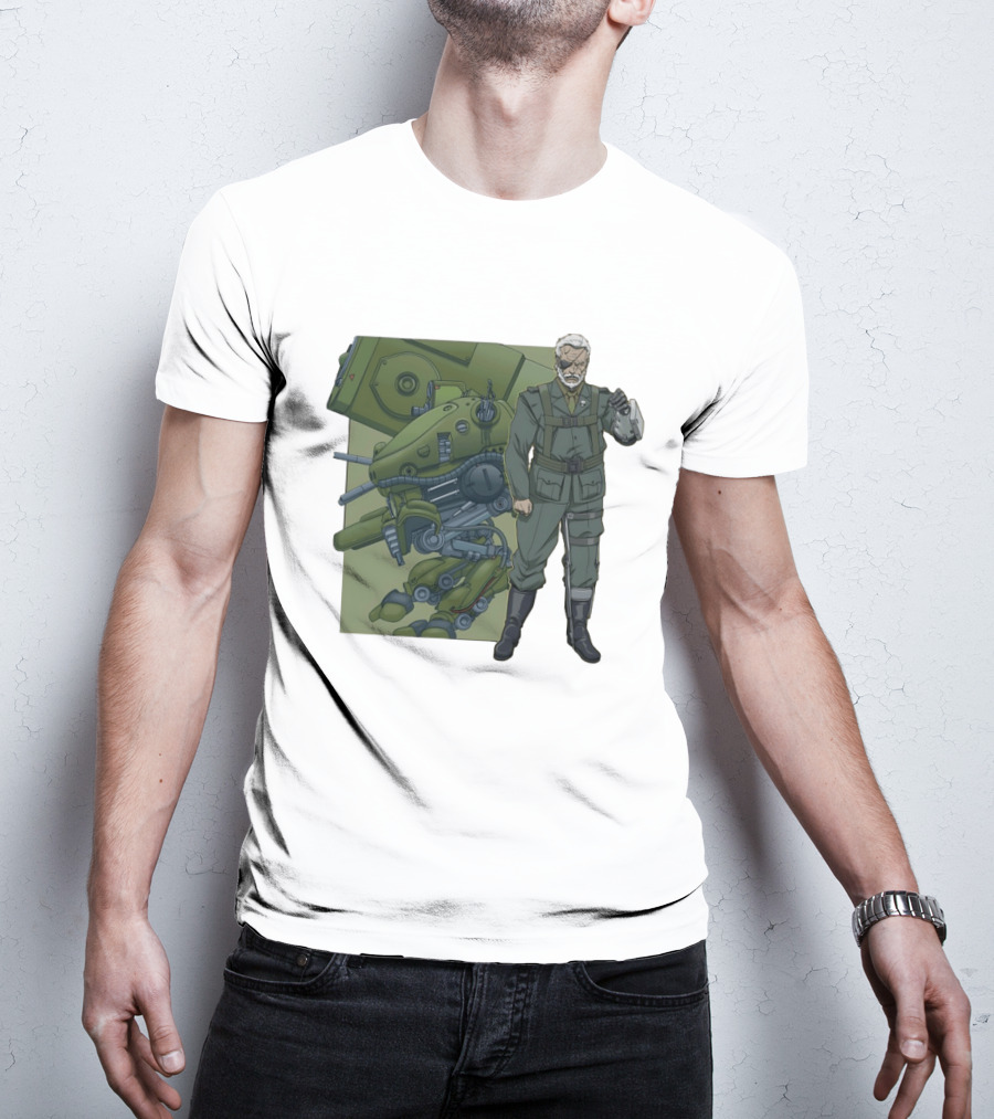 Big Boss Metal Gear Solid Character And Mech T-Shirt