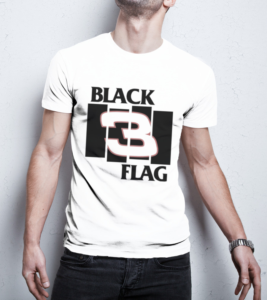 Black 3 Flag T-Shirt