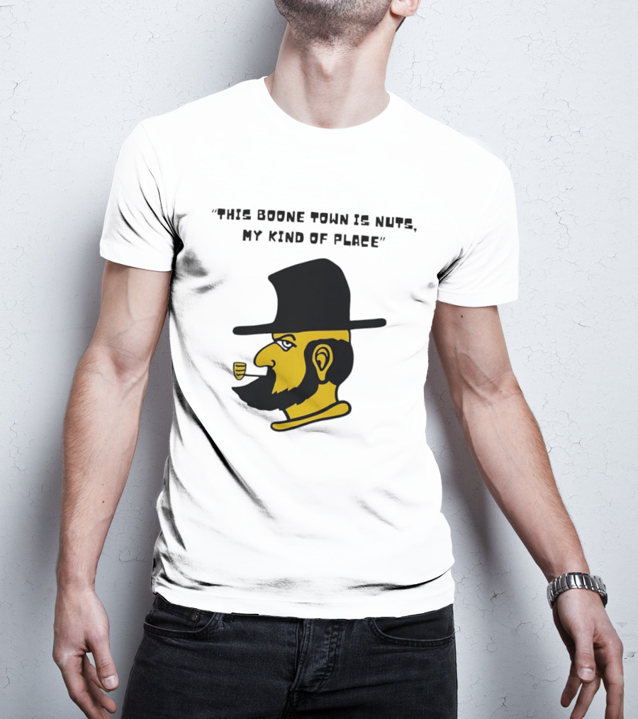 Boone Town Is Nuts My Kind Of Place Appalachian State Mountaineers Yosef T-Shirt