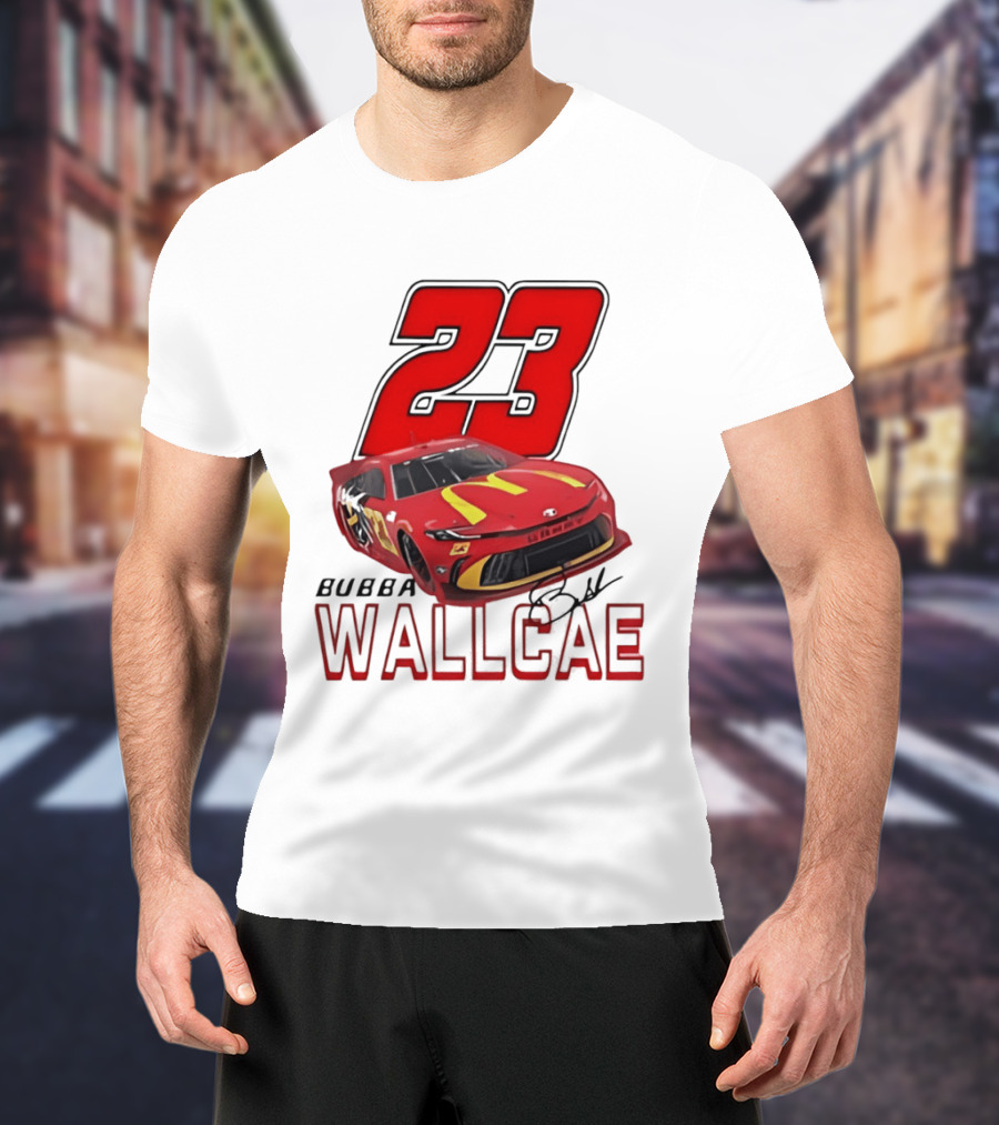 Bubba Wallace 23 Car NASCAR 23XI Racing T-Shirt