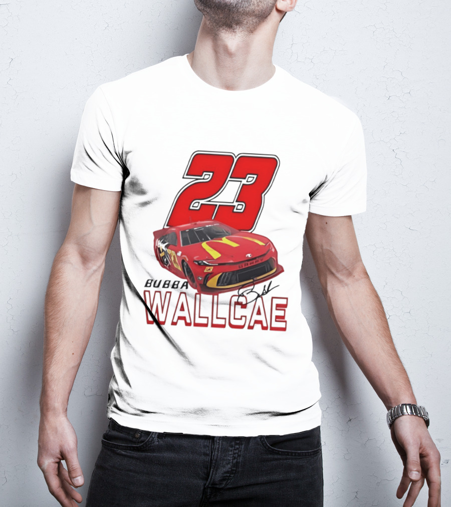 Bubba Wallace 23 Car NASCAR 23XI Racing T-Shirt
