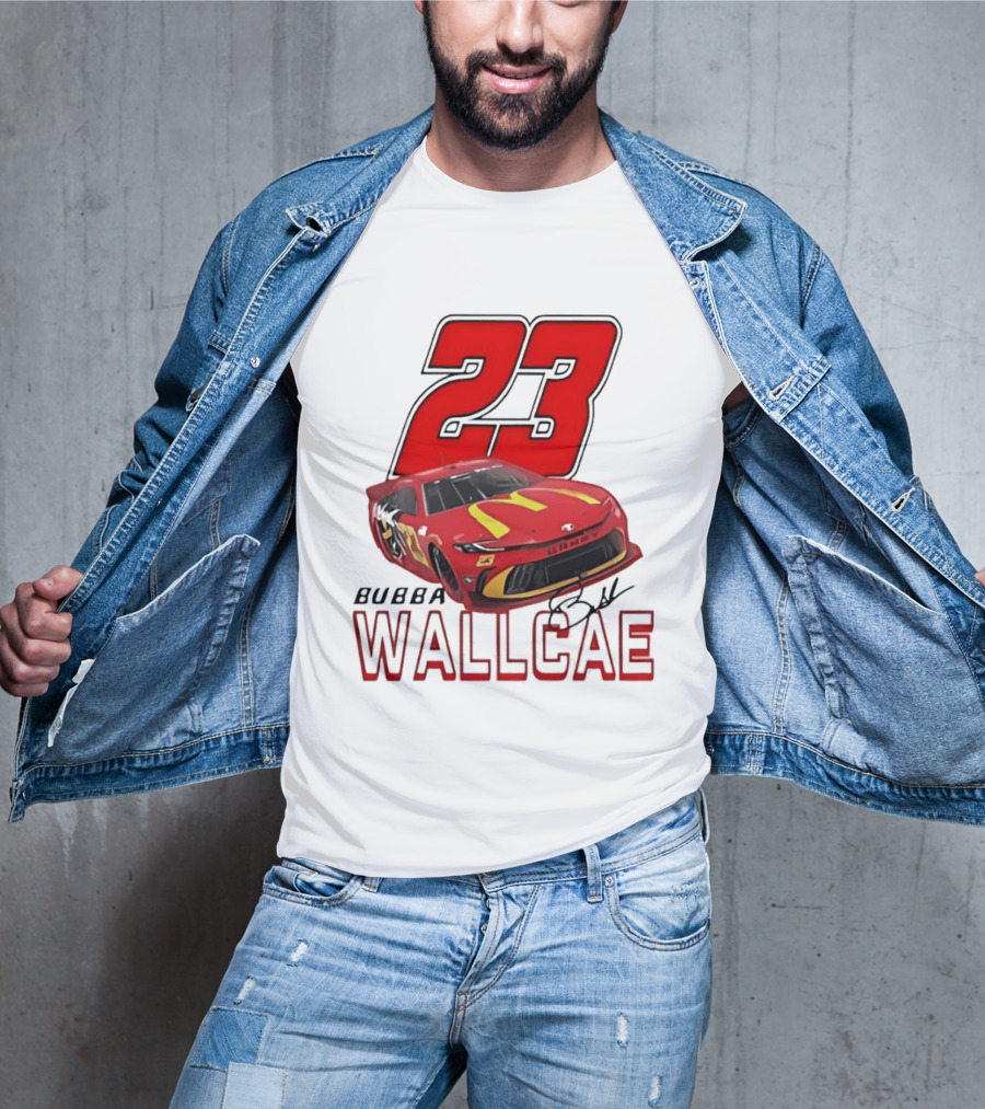 Bubba Wallace 23 Car NASCAR 23XI Racing T-Shirt