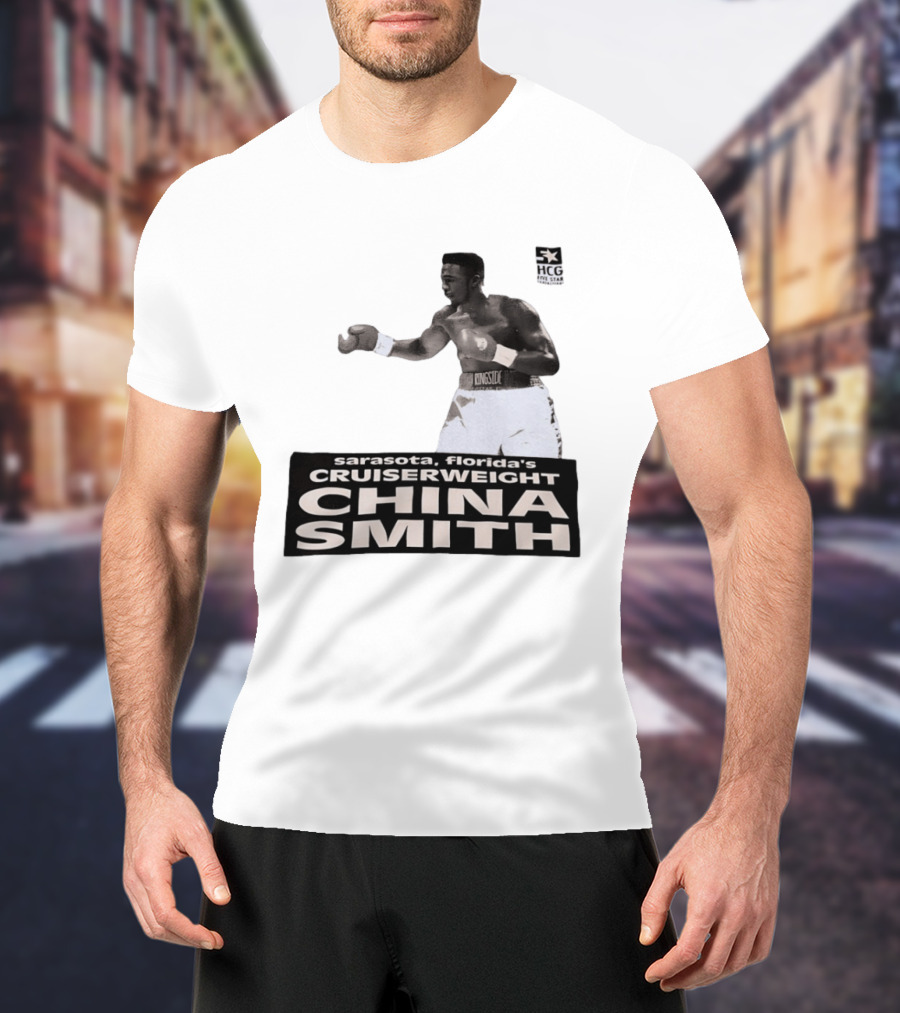 China Smith Sarasota Florida Cruiserweight Boxing Legend HCG Five Star Productions T-Shirt