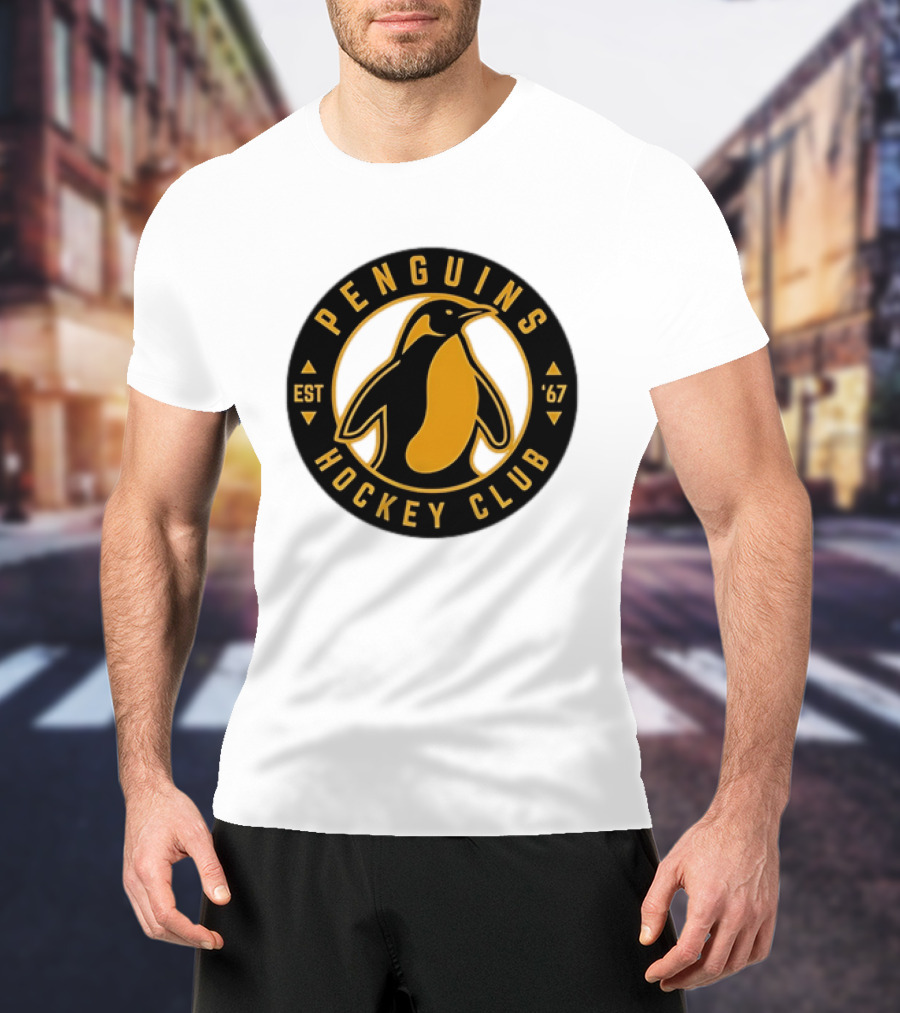 Penguins Hockey Club Est 1967 NHL Circular T-Shirt
