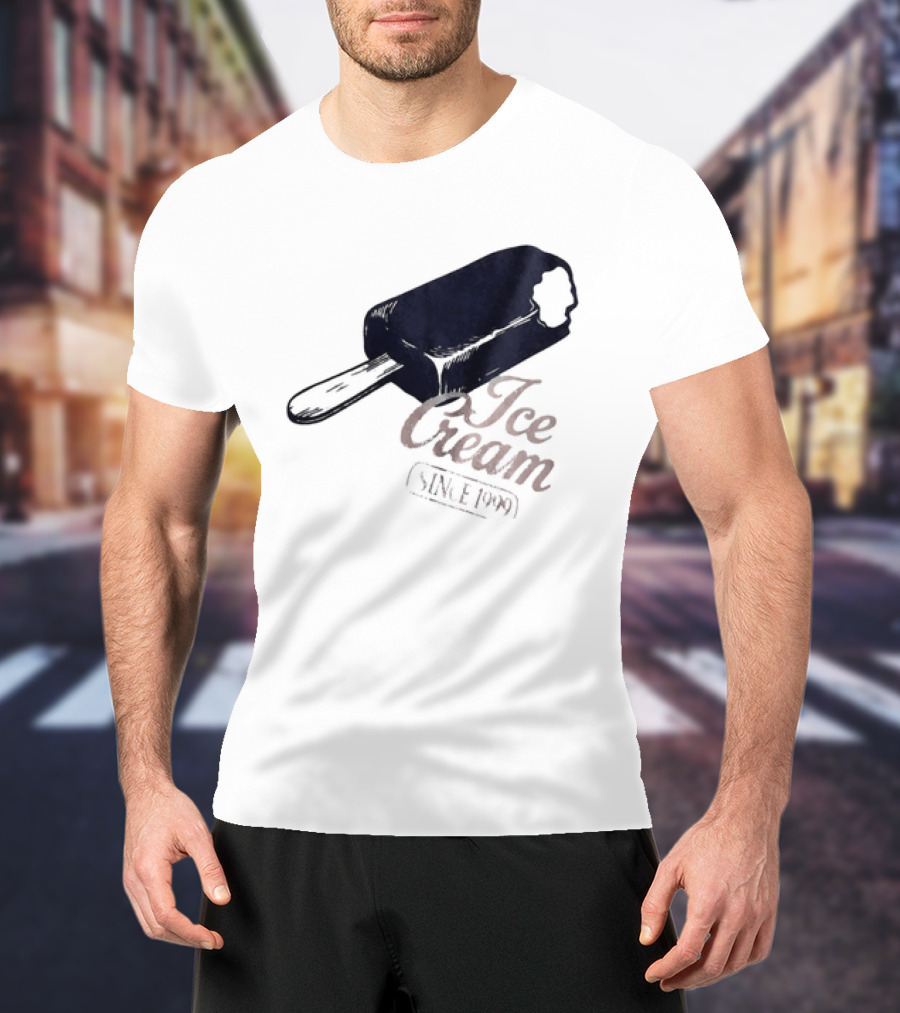 Ice Cream Popsicle Since 1999 Retro Dessert Delight T-Shirt