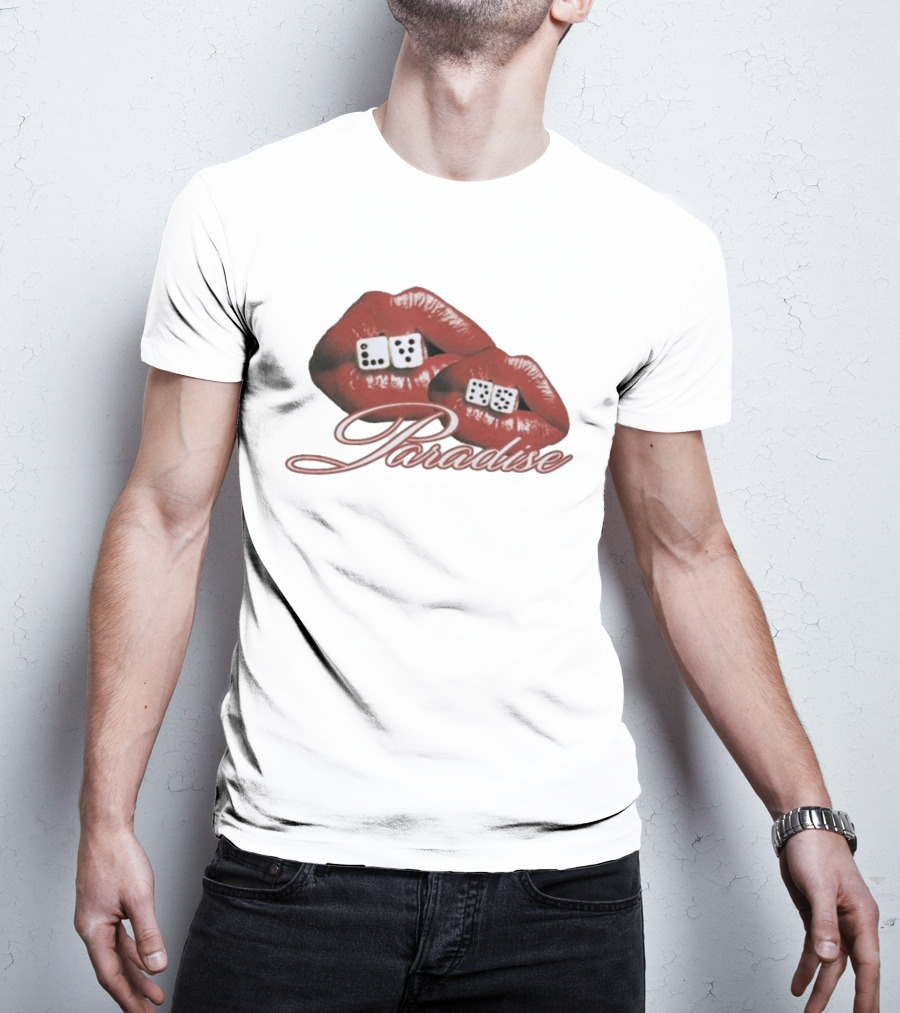 Isaiah Falls LVRS Paradise Red Lips Dice T-Shirt