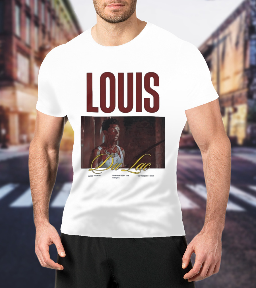 Louis Du Lac Jacob Anderson Interview With The Vampire Bootleg T-Shirt