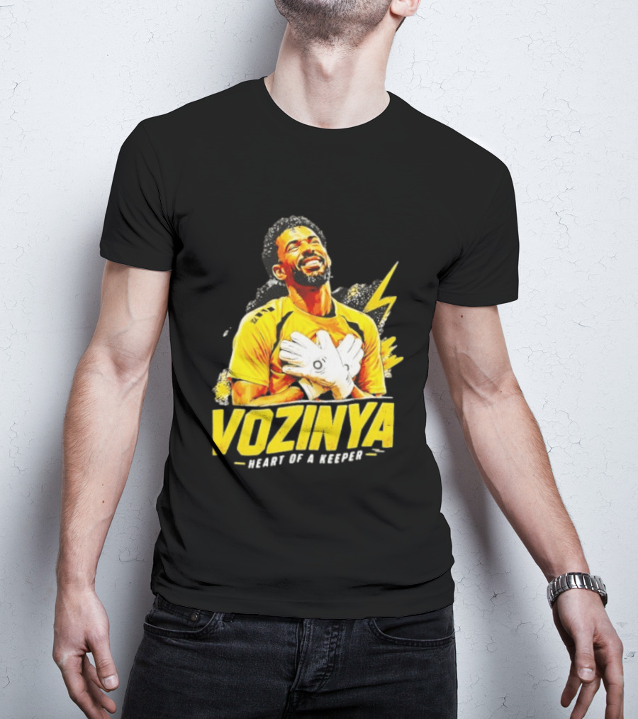 Vozinya Heart Of A Keeper Cape Verde Football Goalkeeper T-Shirt
