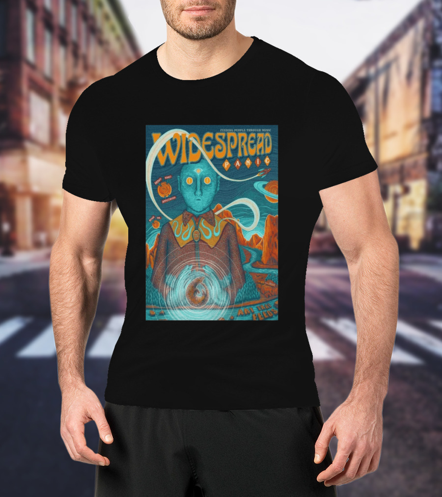 Widespread Panic Hayden Homes Amphitheater Bend OR Jul 10 11 2026 Art That Feeds T-Shirt