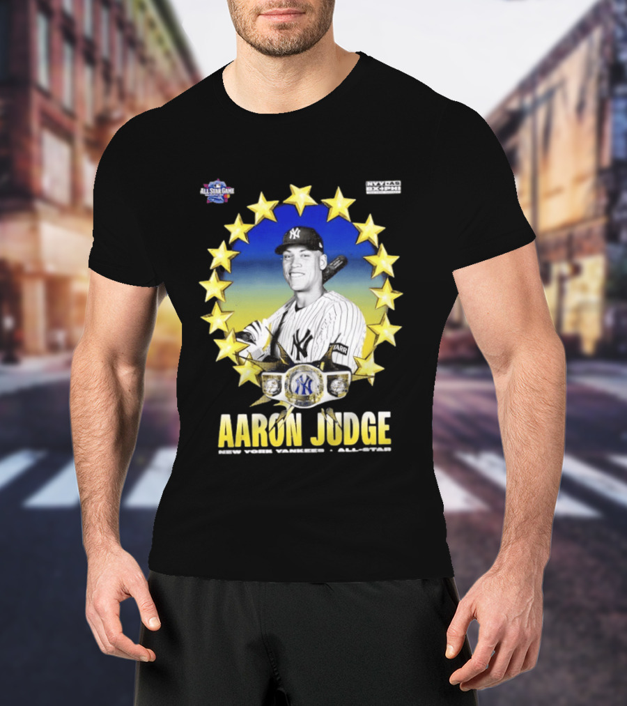 Aaron Judge New York Yankees All Star MVP 2026 Philadelphia Event Stars T-Shirt