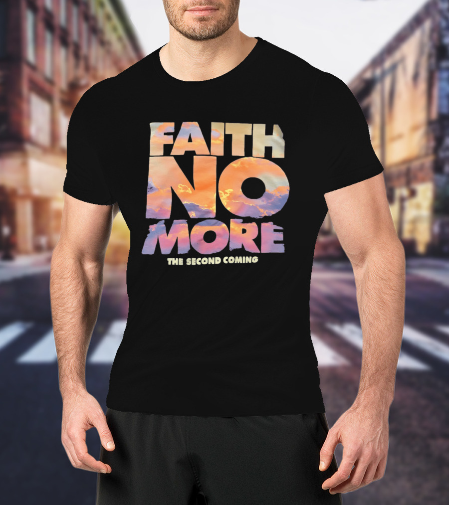 Faith No More The Second Coming Sunset Cloud Band T-Shirt