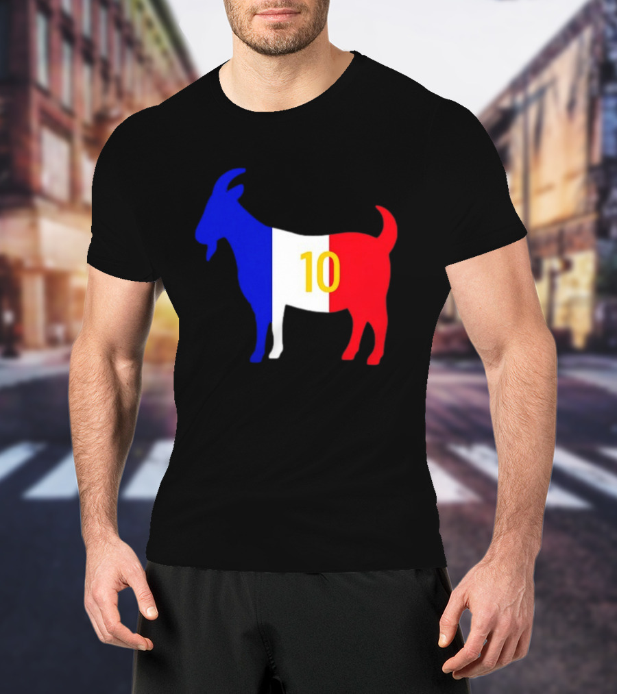 France Goat 10 Kylian Mbappe French Football Soccer Legend T-Shirt