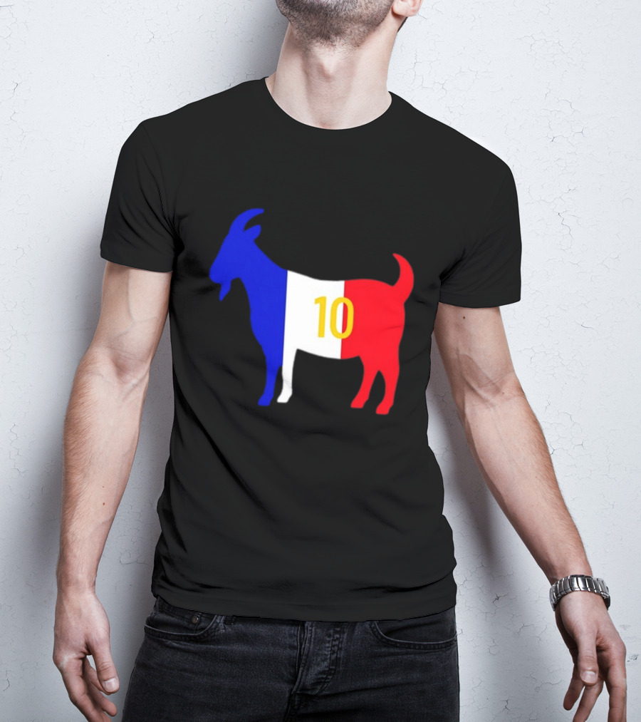 France Goat 10 Kylian Mbappe French Football Soccer Legend T-Shirt