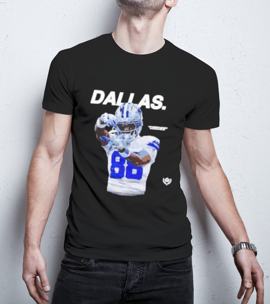 CeeDee Lamb Dallas 88 Cowboys Wide Receiver Football Player T-Shirt