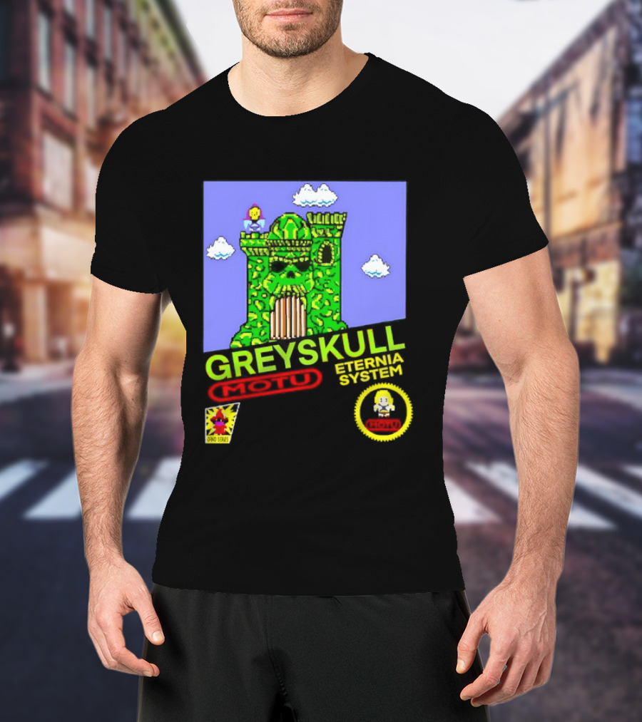 Greyskull Eternia System Motu Orko Series Castle T-Shirt