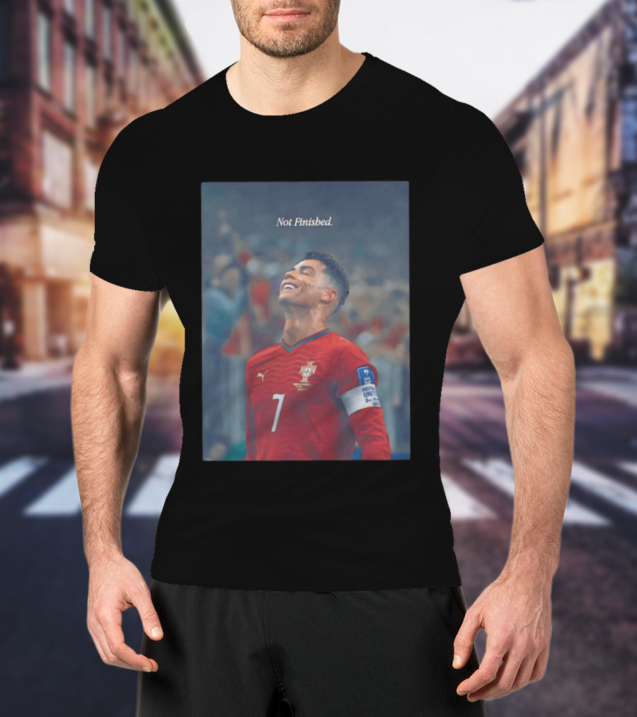Cristiano Ronaldo Not Finished Portugal National Team Legendary Comeback Red Jersey Iconic Number 7 T-Shirt