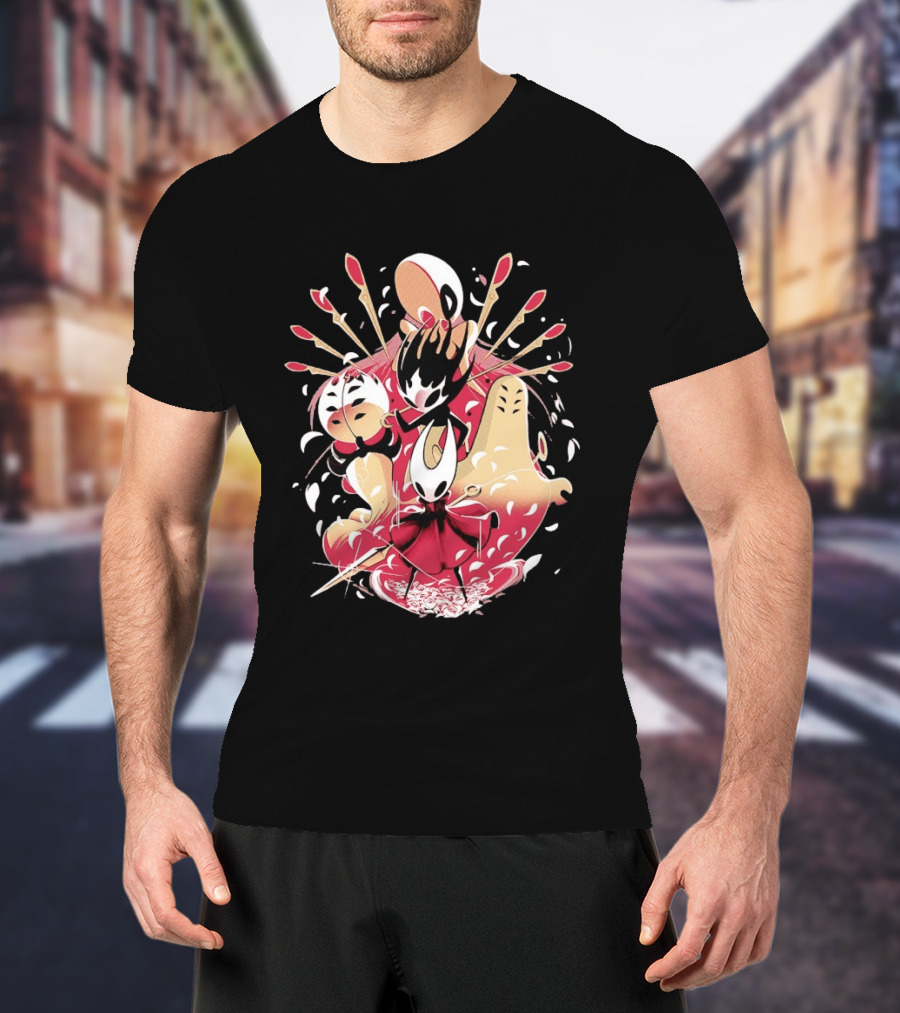 Hollow Knight Silksong Silk Showdown Hornet Needle Battle T-Shirt