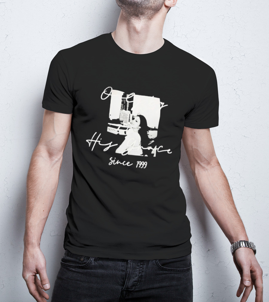 Only By His Grace Since 1999 Vintage Style Retro Technology T-Shirt