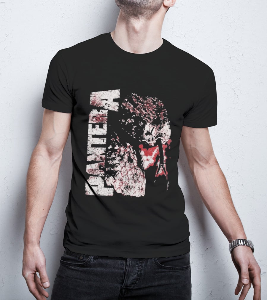 Pantera UK And EU Tour 2026 Rattlesnake Snake Skull Band T-Shirt