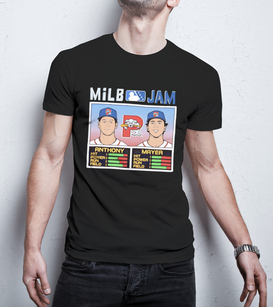 MiLB Jam Roman Anthony Marcelo Mayer Portland Sea Dogs T-Shirt