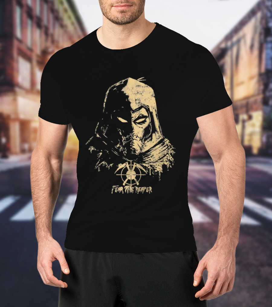 Scarecrow Batman Arkham Series Fear The Reaper Distressed T-Shirt