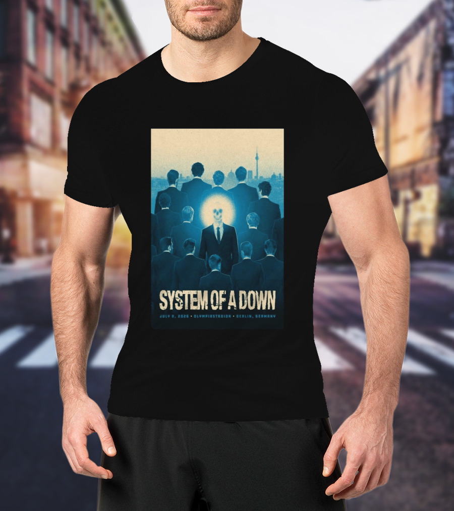 System Of A Down July 8 2026 Olympiastadion Berlin Germany T-Shirt