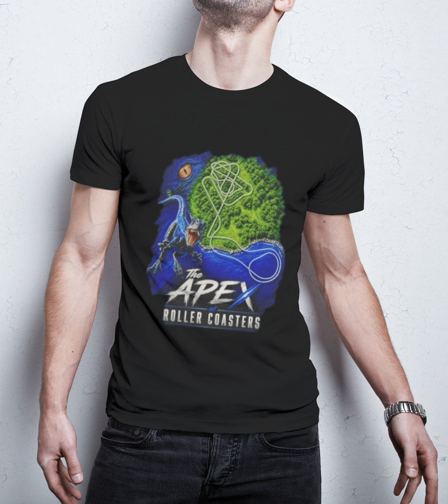 The Apex Of Roller S Raptor Dinosaur Adventure T-Shirt