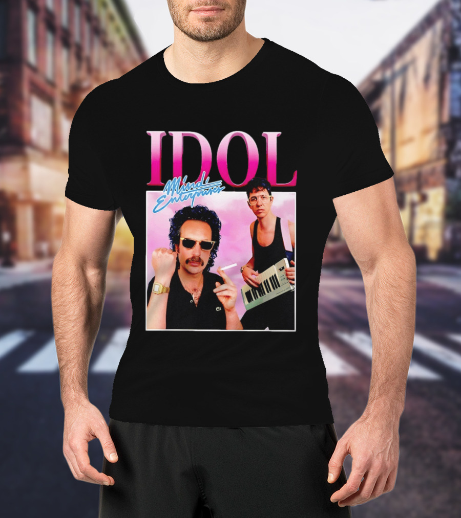 IDOL Mindi Enterprises Band Photo Retro 80s T-Shirt